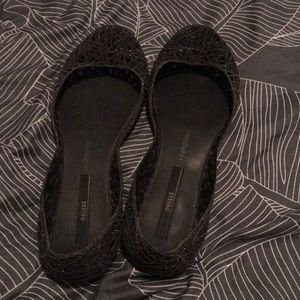 Size 8 Melissa + Campana women’s black sandals